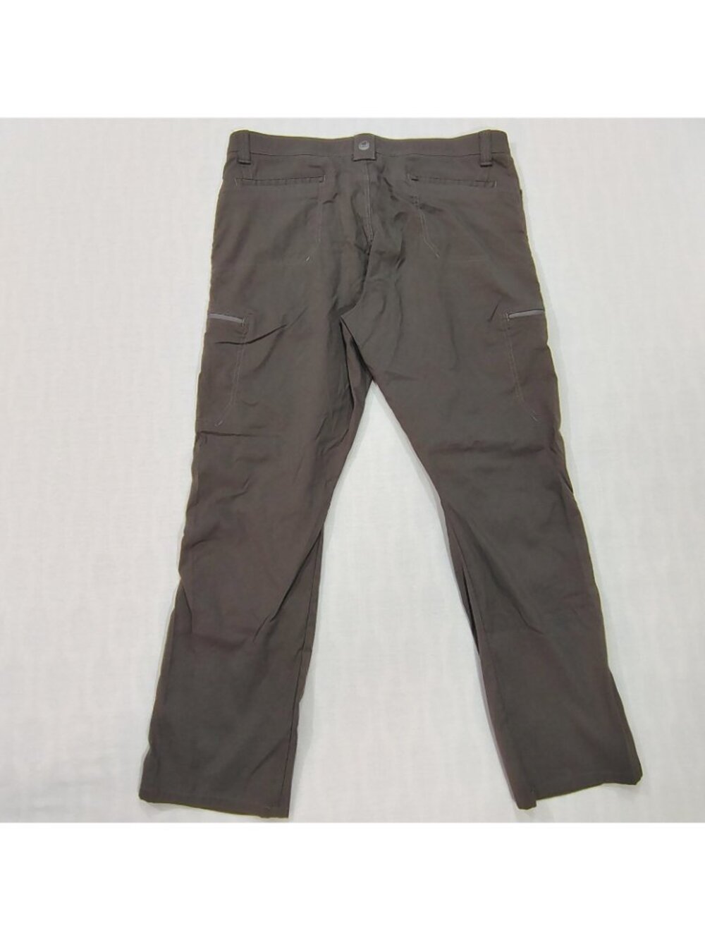 Wrangler All Terrain Hiking Cargo Pants Mens Sz 40x30 Flex Stretch Asphalt Gray - Picture 2 of 16